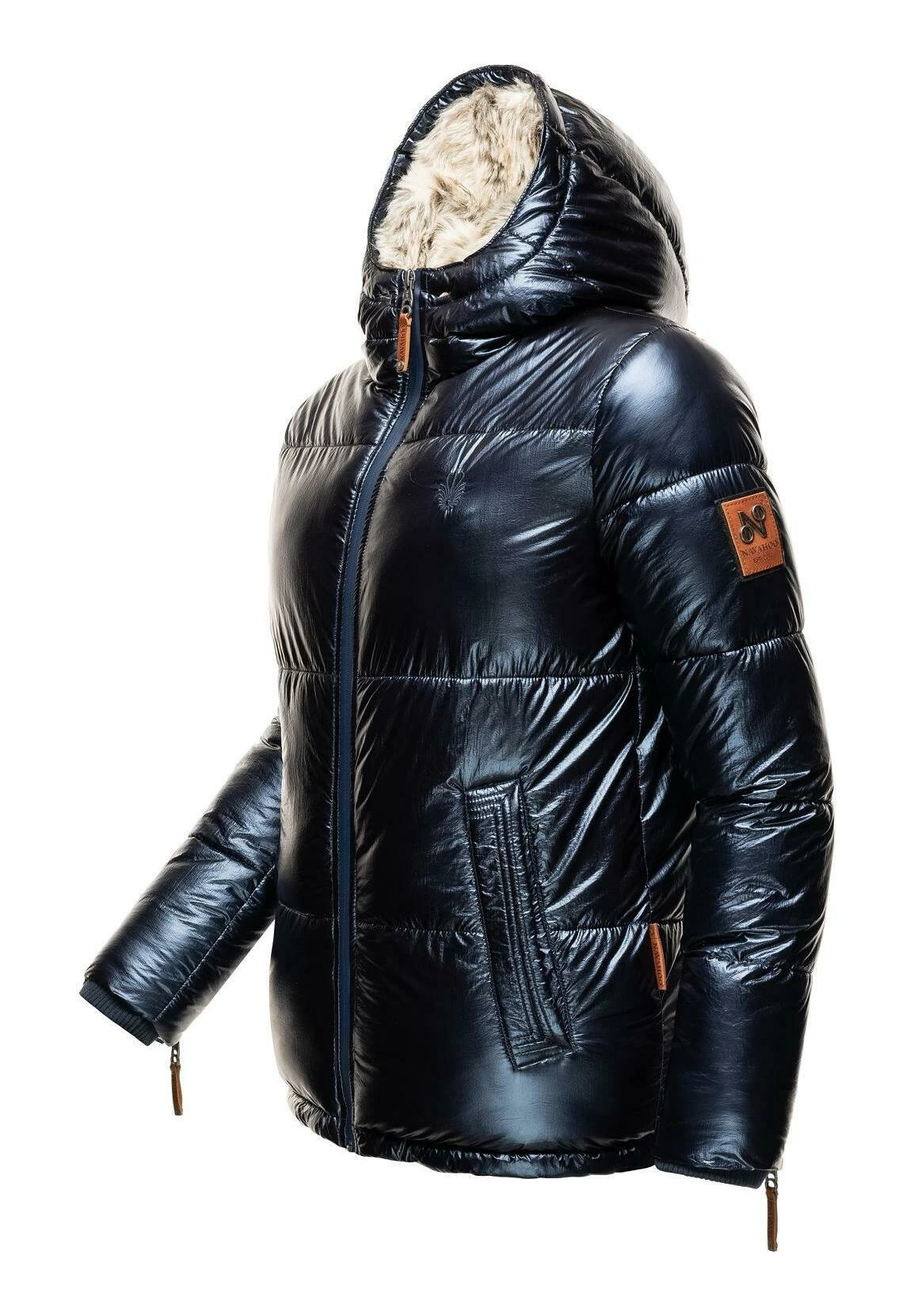 Navahoo Tikunaa - Winterjas - Dark Blue 5 Navahoo Tikunaa - Winterjas - Dark Blue - Afbeelding 5