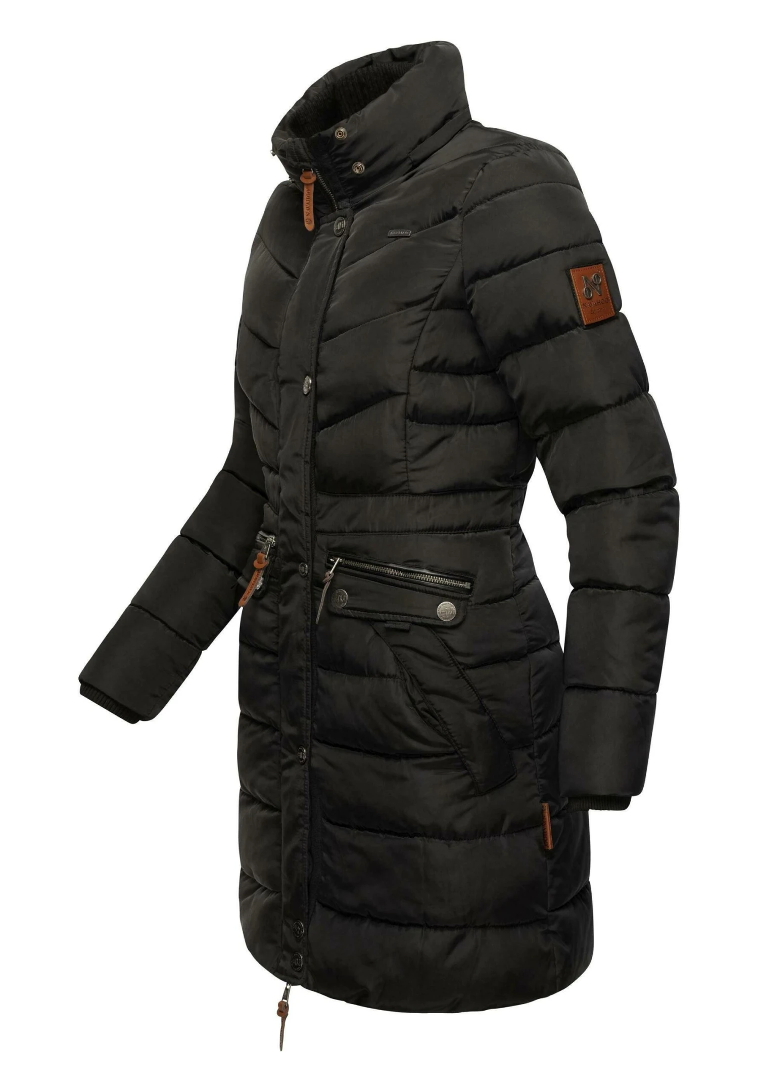 Navahoo Paula - Winterjas - Black With Black Fur 6 Navahoo Paula - Winterjas - Black With Black Fur - Afbeelding 6