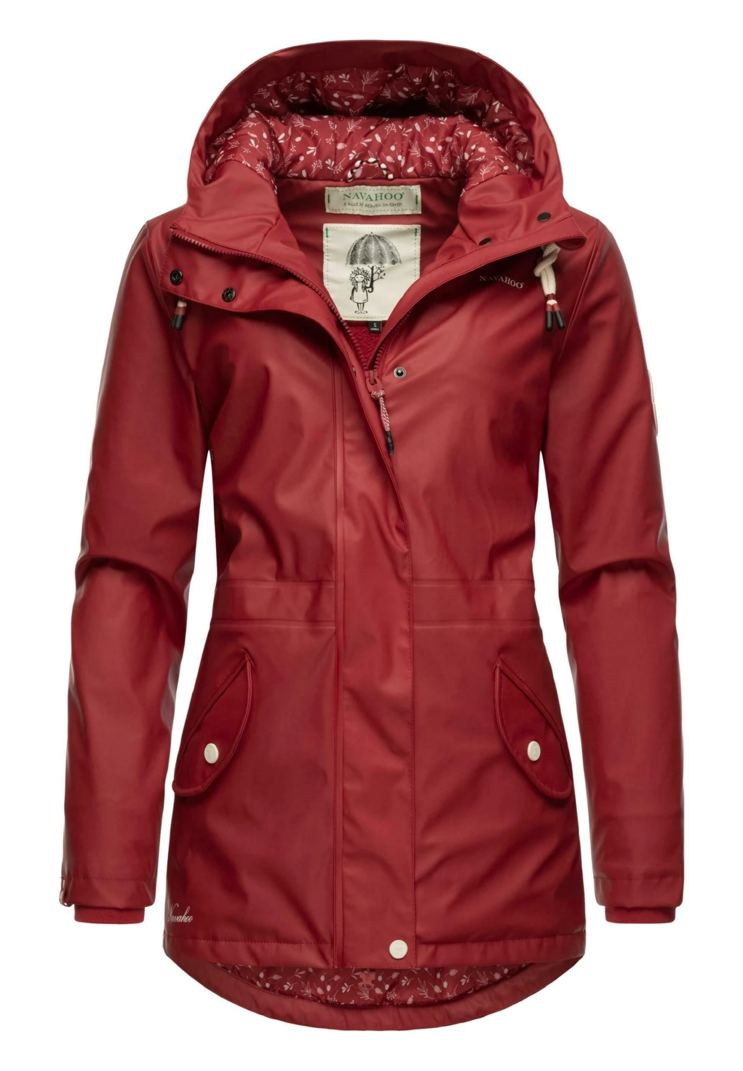 Navahoo Ocean Heart - Parka - Blood Red 5 Navahoo Ocean Heart - Parka - Blood Red - Afbeelding 5