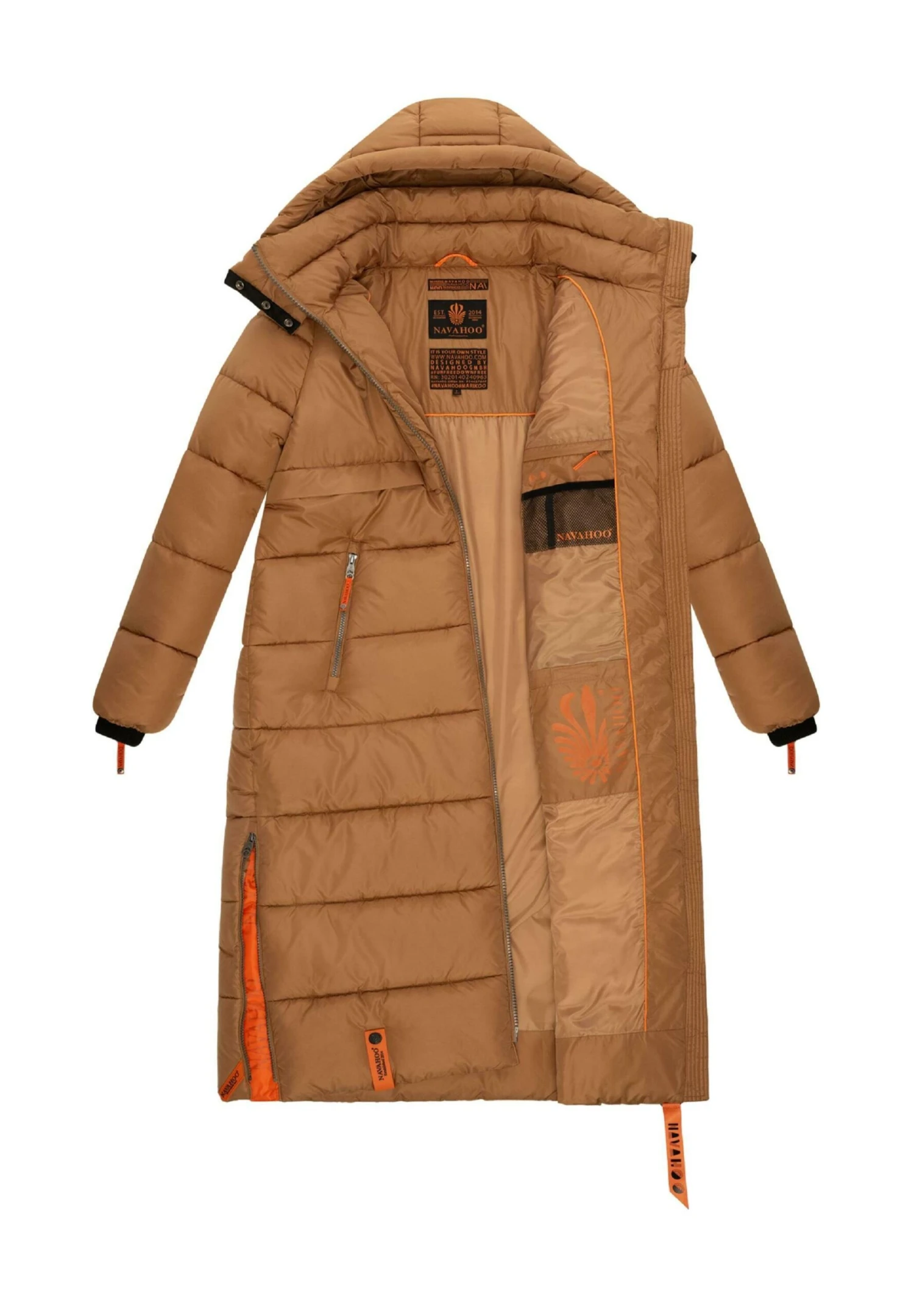 Navahoo Kristallblume - Winterjas - Camel 4 Navahoo Kristallblume - Winterjas - Camel - Afbeelding 4