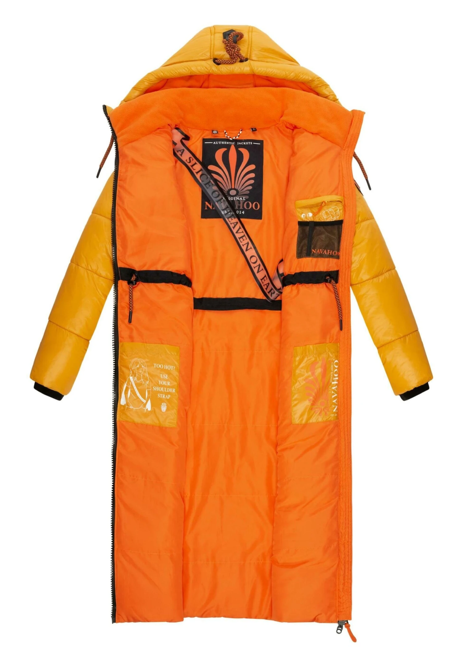 Navahoo Schmuseengel - Winterjas - Dark Yellow 3 Navahoo Schmuseengel - Winterjas - Dark Yellow - Afbeelding 3