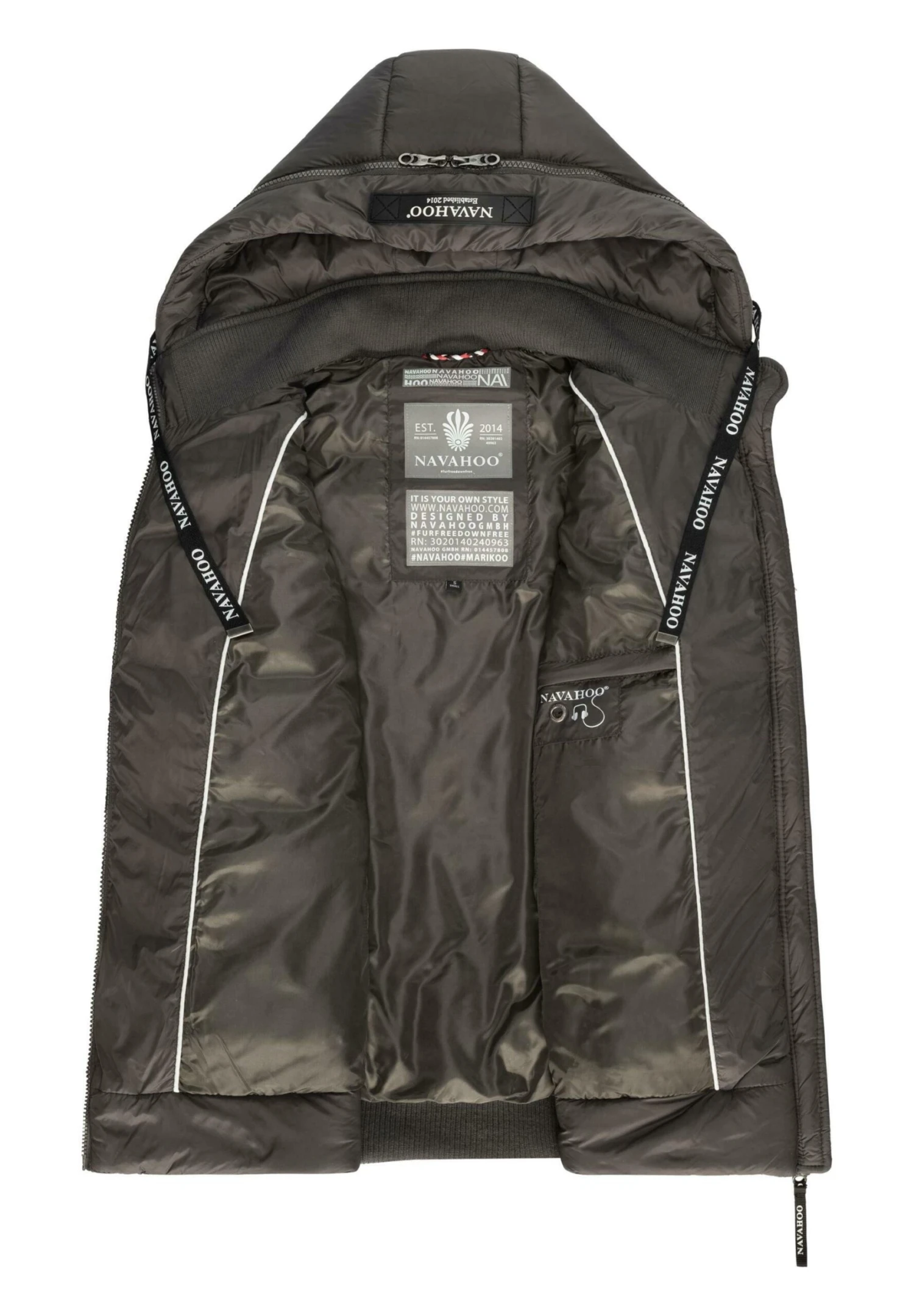 Navahoo Kassidy - Bodywarmer - Anthracite 4 Navahoo Kassidy - Bodywarmer - Anthracite - Afbeelding 4