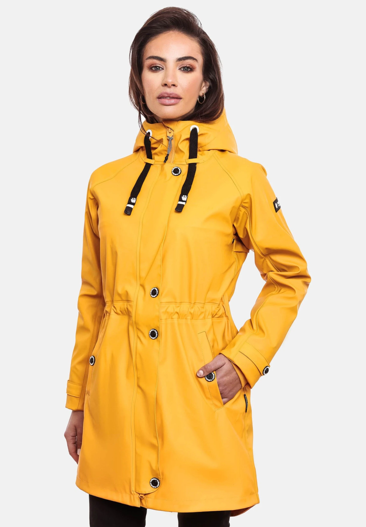 Navahoo Rainy Flower - Parka - Amber Yellow 1 Navahoo Rainy Flower - Parka - Amber Yellow