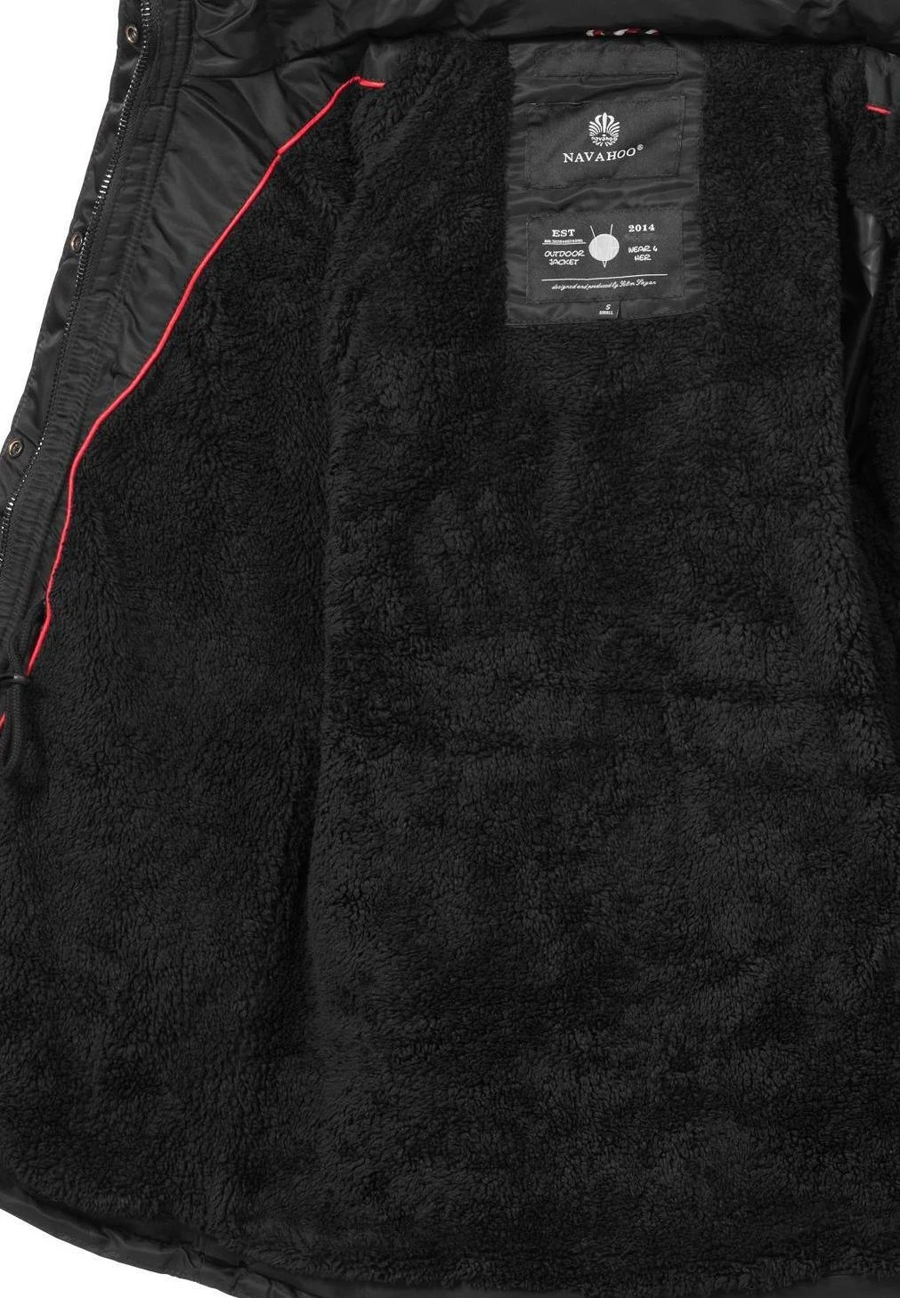 Navahoo Schätzchen - Winterjas - Black 4 Navahoo Schätzchen - Winterjas - Black - Afbeelding 4