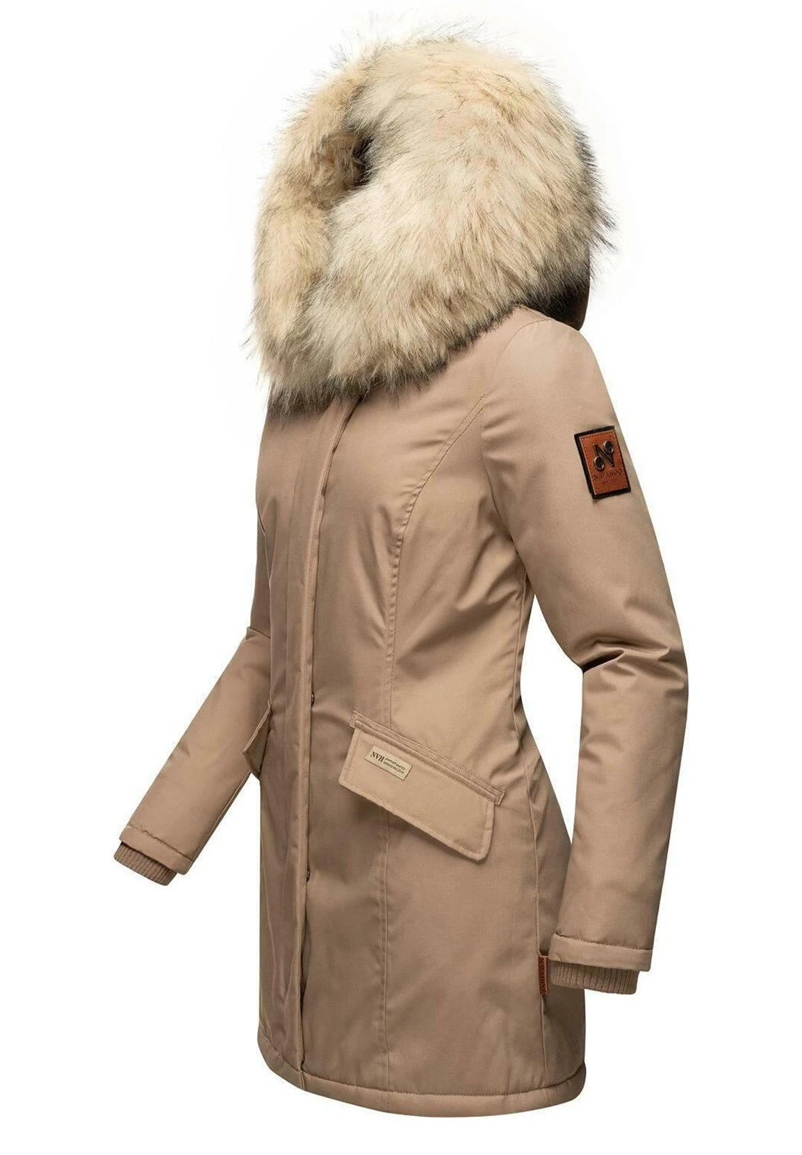 Navahoo Cristal - Winterjas - Taupe Grey 7 Navahoo Cristal - Winterjas - Taupe Grey - Afbeelding 7