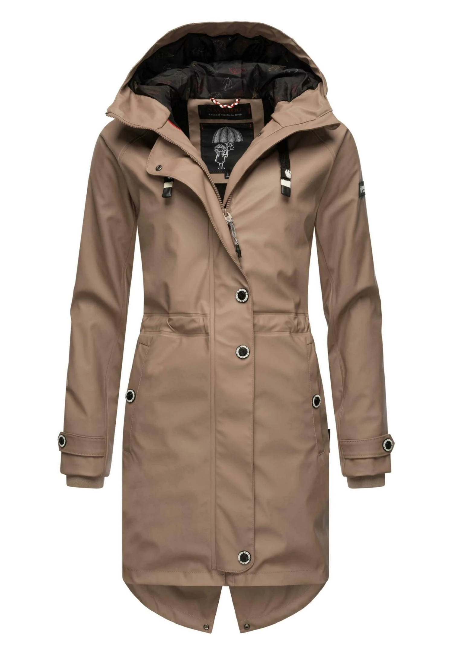 Navahoo Rainy Flower - Parka - Taupe 9 Navahoo Rainy Flower - Parka - Taupe - Afbeelding 9