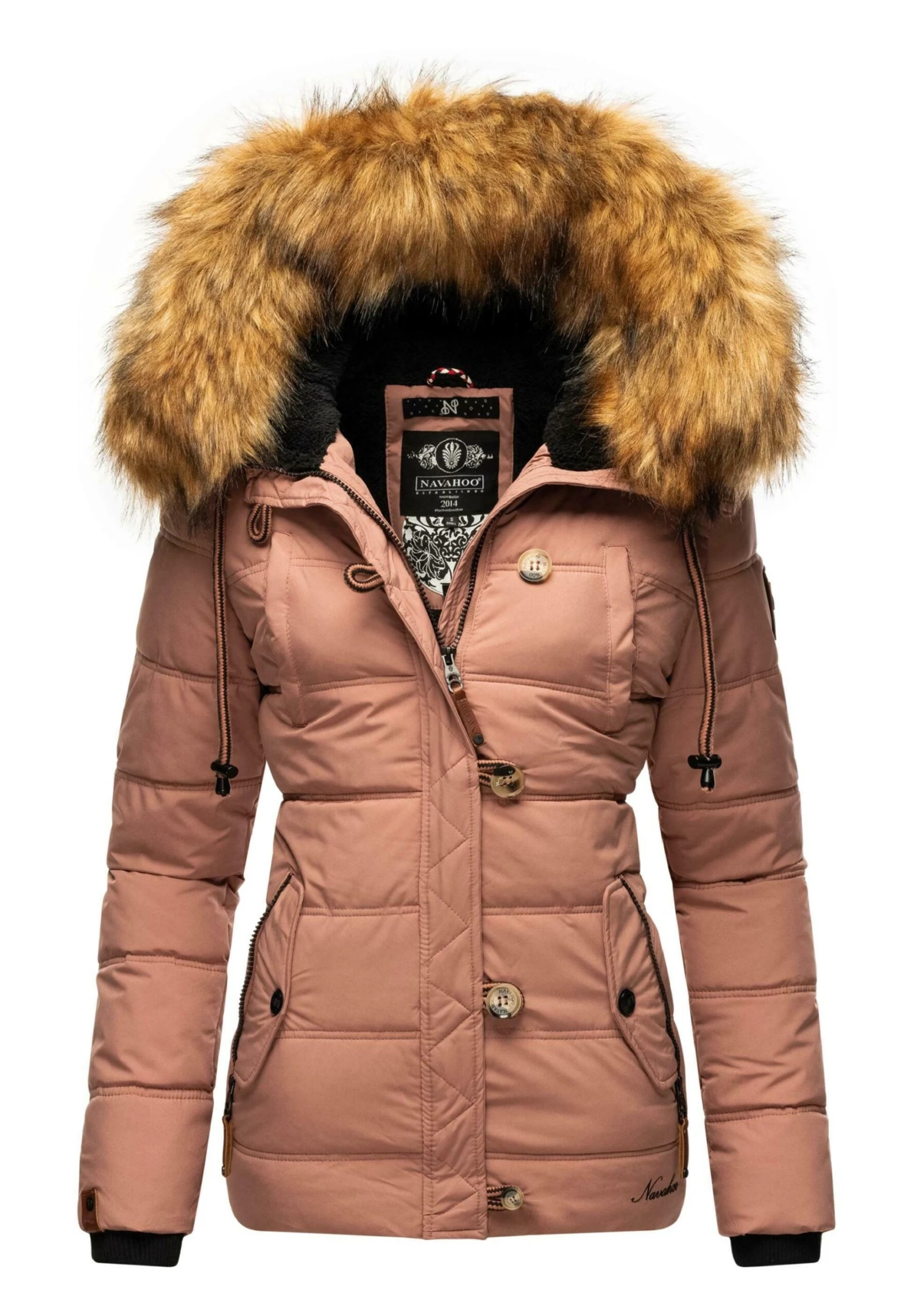 Navahoo Zoja - Winterjas - Terracotta 1 Navahoo Zoja - Winterjas - Terracotta