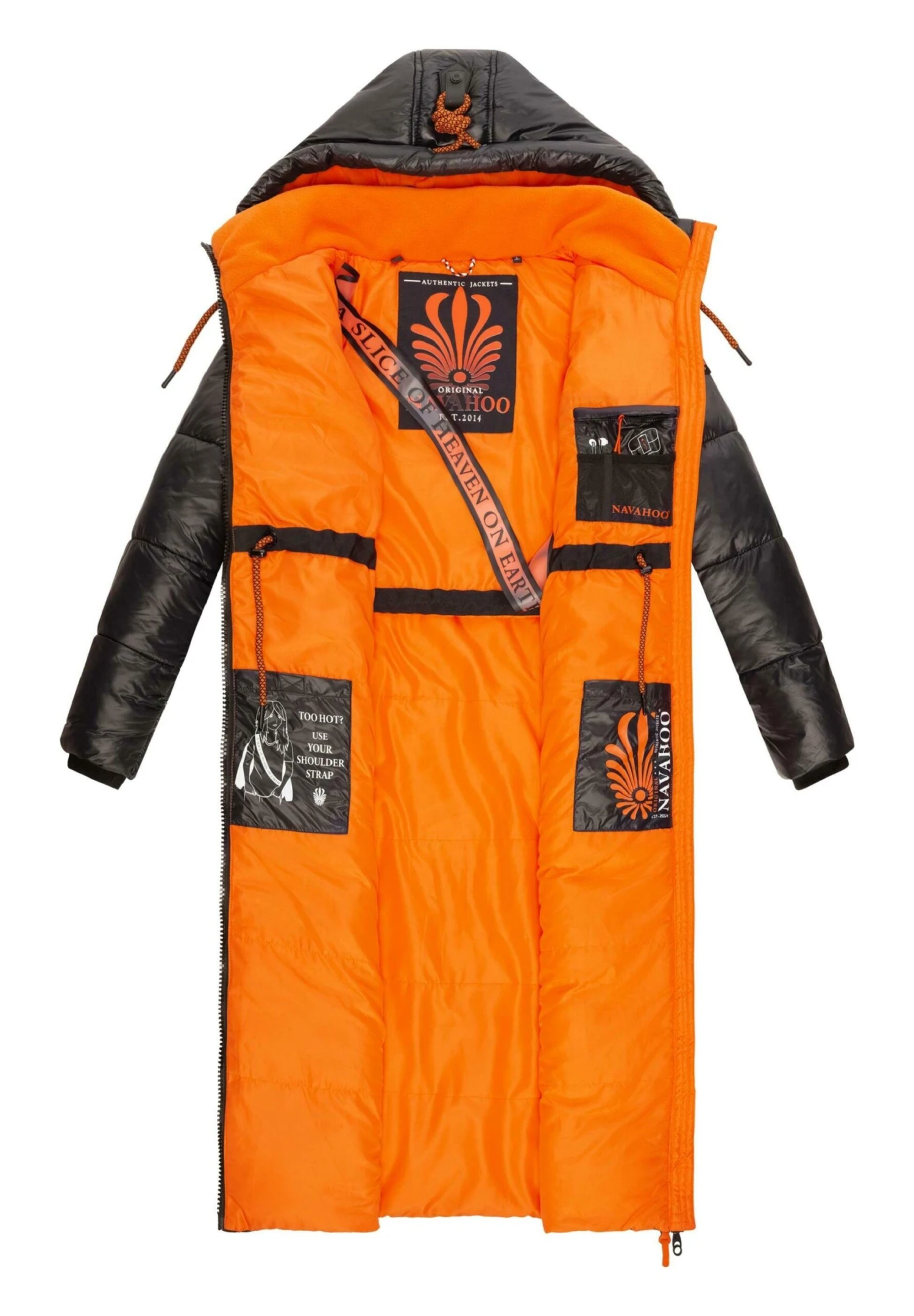 Navahoo Schmuseengel - Winterjas - Black 3 Navahoo Schmuseengel - Winterjas - Black - Afbeelding 3