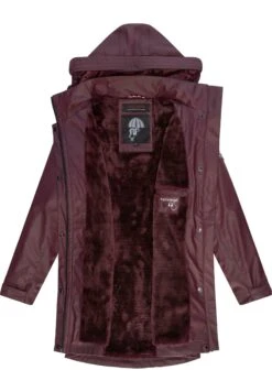 Navahoo Deike - Parka - Dark Red Melange -Navahoo cf4ff8fa0334445cb19a7743647fd4aa