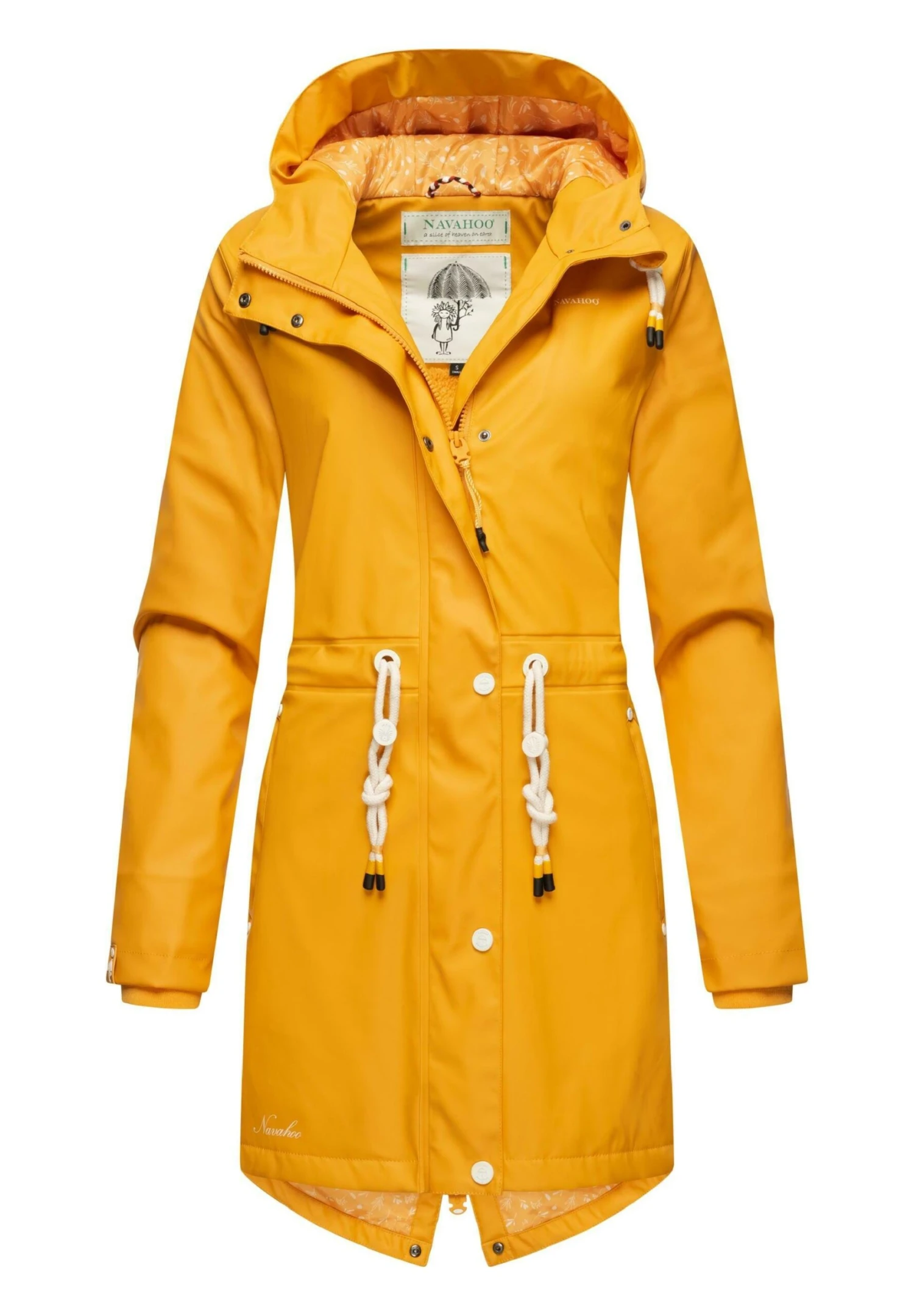 Navahoo Flower Of Ocean - Parka - Amber Yellow 5 Navahoo Flower Of Ocean - Parka - Amber Yellow - Afbeelding 5
