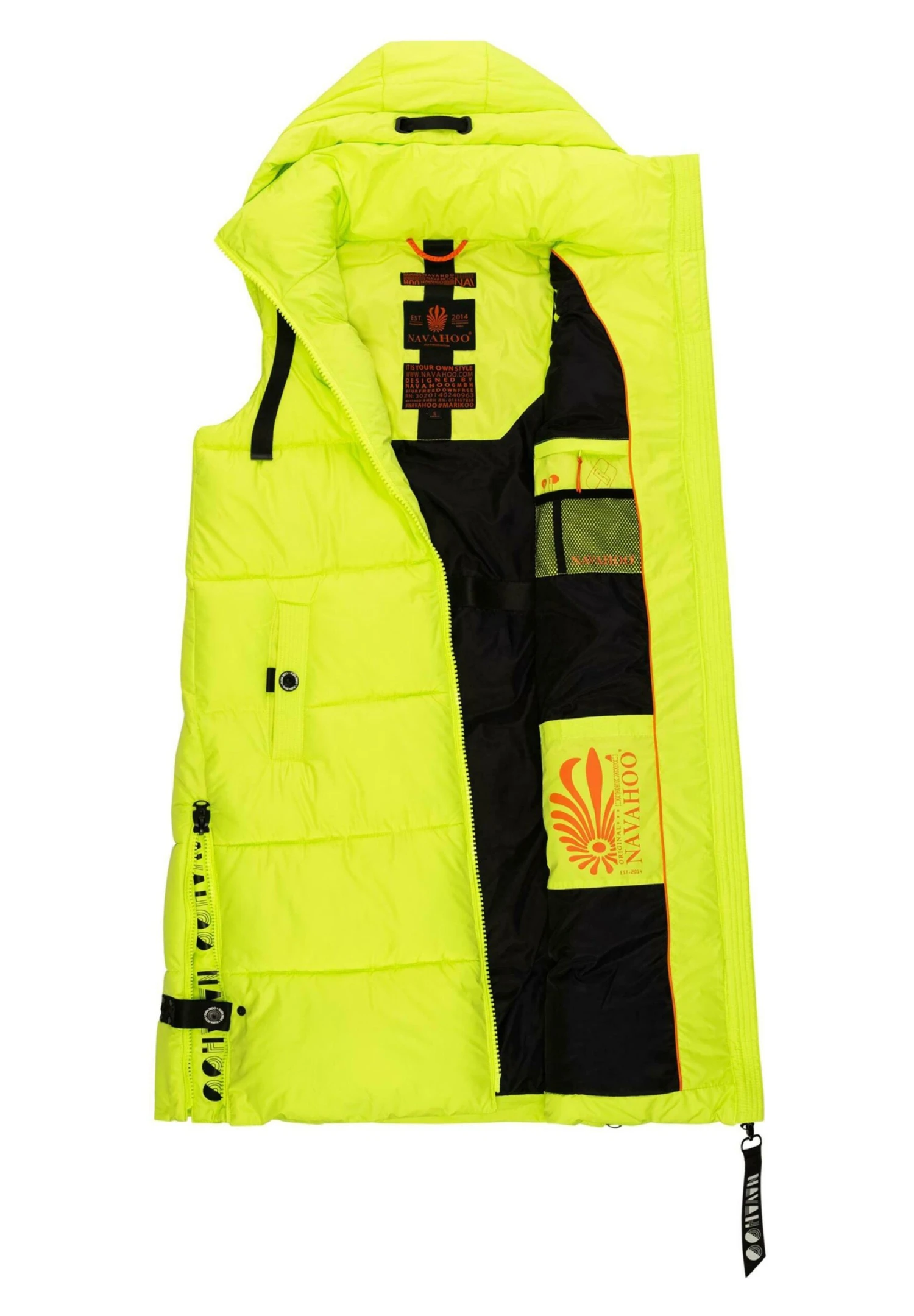 Navahoo Schnuffelchen - Bodywarmer - Neon Green 9 Navahoo Schnuffelchen - Bodywarmer - Neon Green - Afbeelding 9
