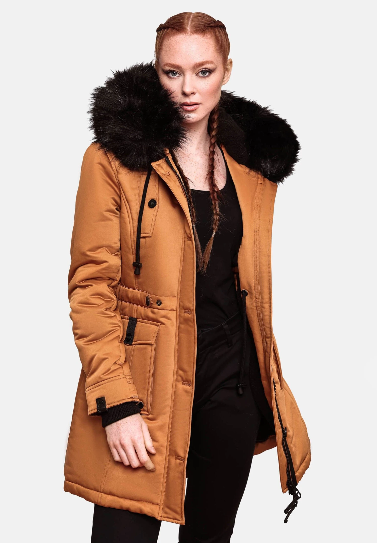 Navahoo Luluna - Winterjas - Rusty Cinnamon 4 Navahoo Luluna - Winterjas - Rusty Cinnamon - Afbeelding 4