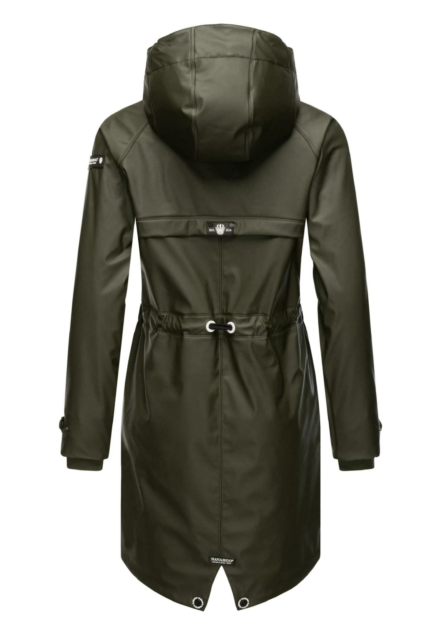 Navahoo Rainy Flower - Parka - Dark Olive 2 Navahoo Rainy Flower - Parka - Dark Olive - Afbeelding 2