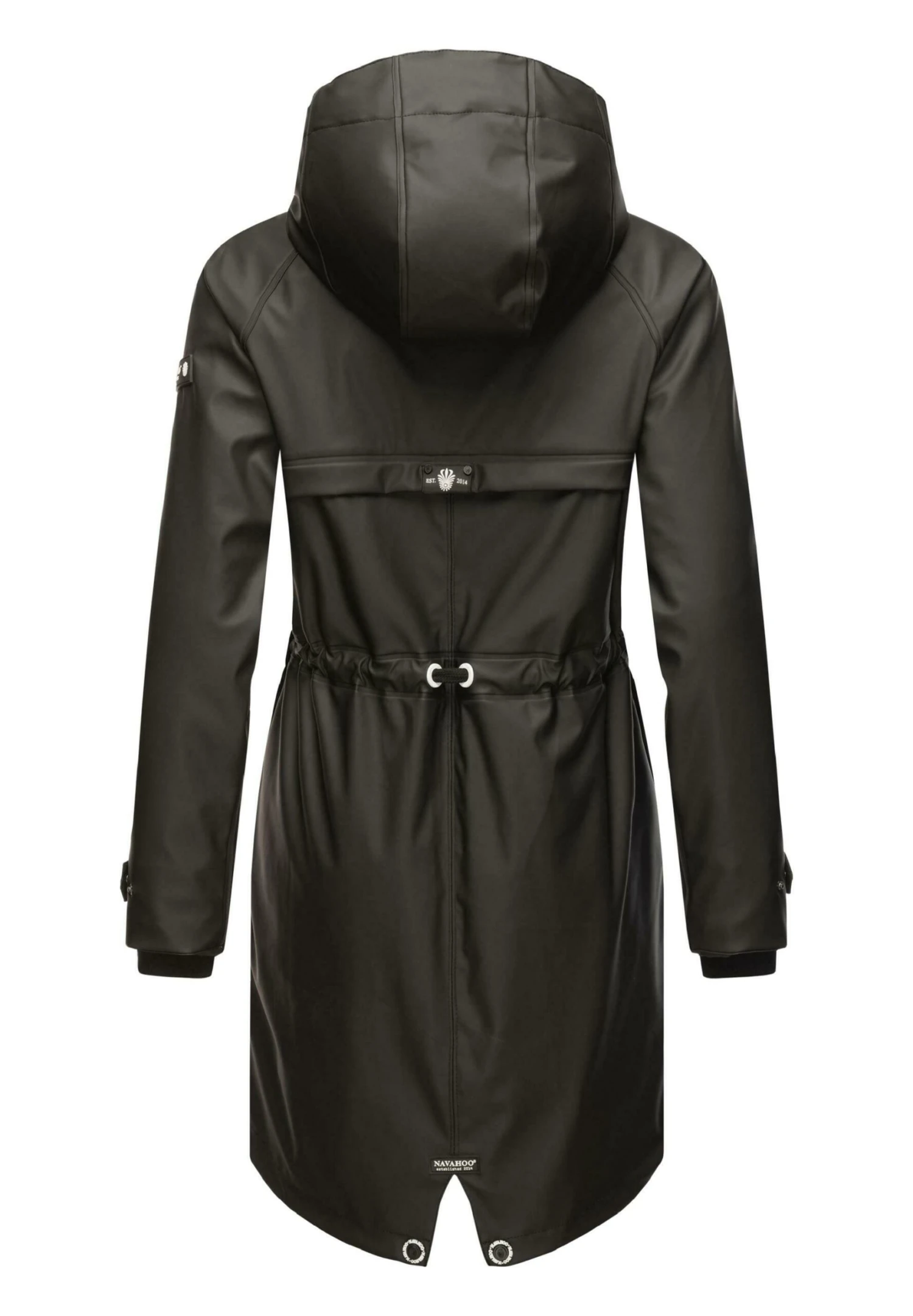 Navahoo Rainy Flower - Parka - Black 2 Navahoo Rainy Flower - Parka - Black - Afbeelding 2