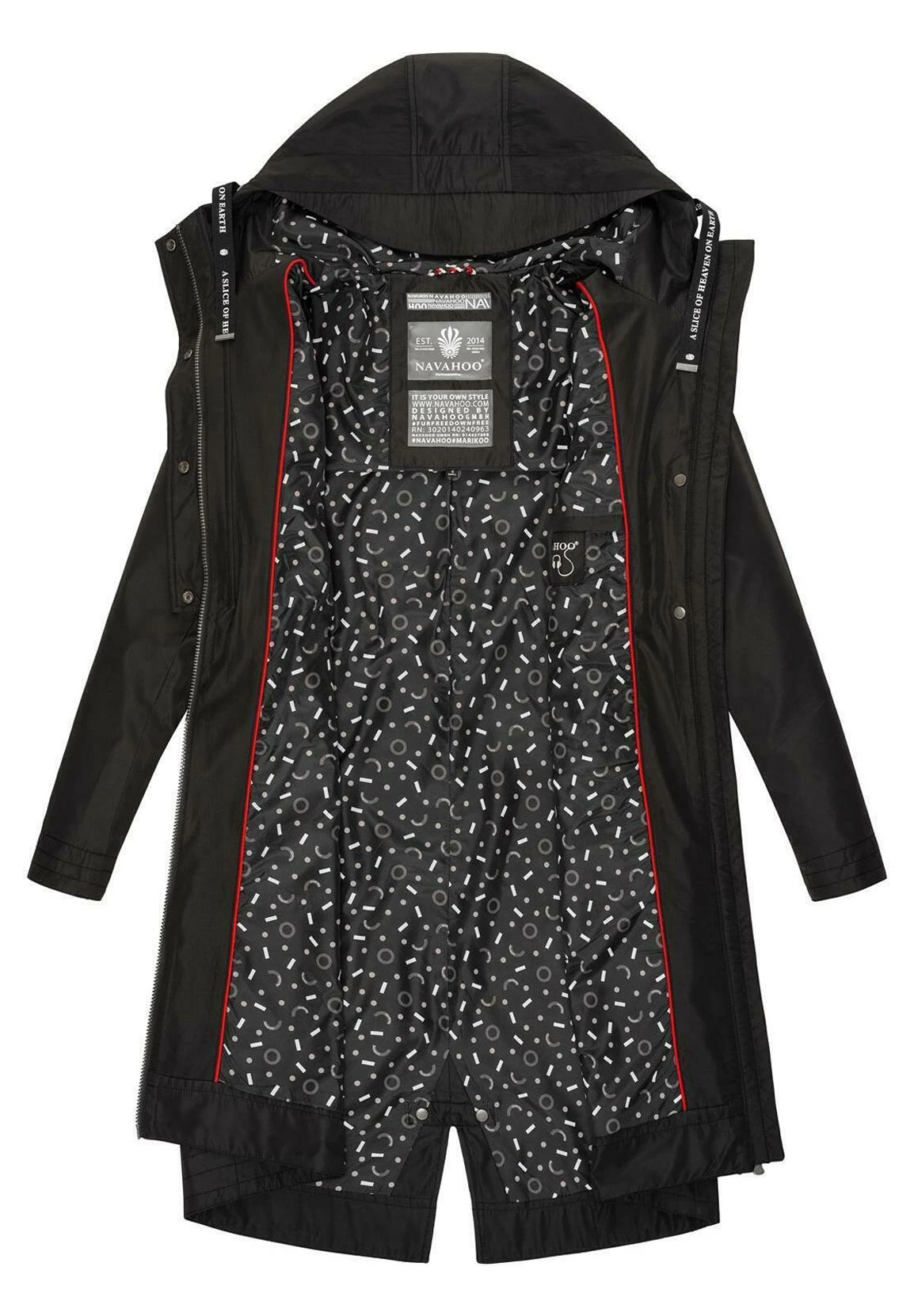 Navahoo Josinaa - Parka - Black 4 Navahoo Josinaa - Parka - Black - Afbeelding 4