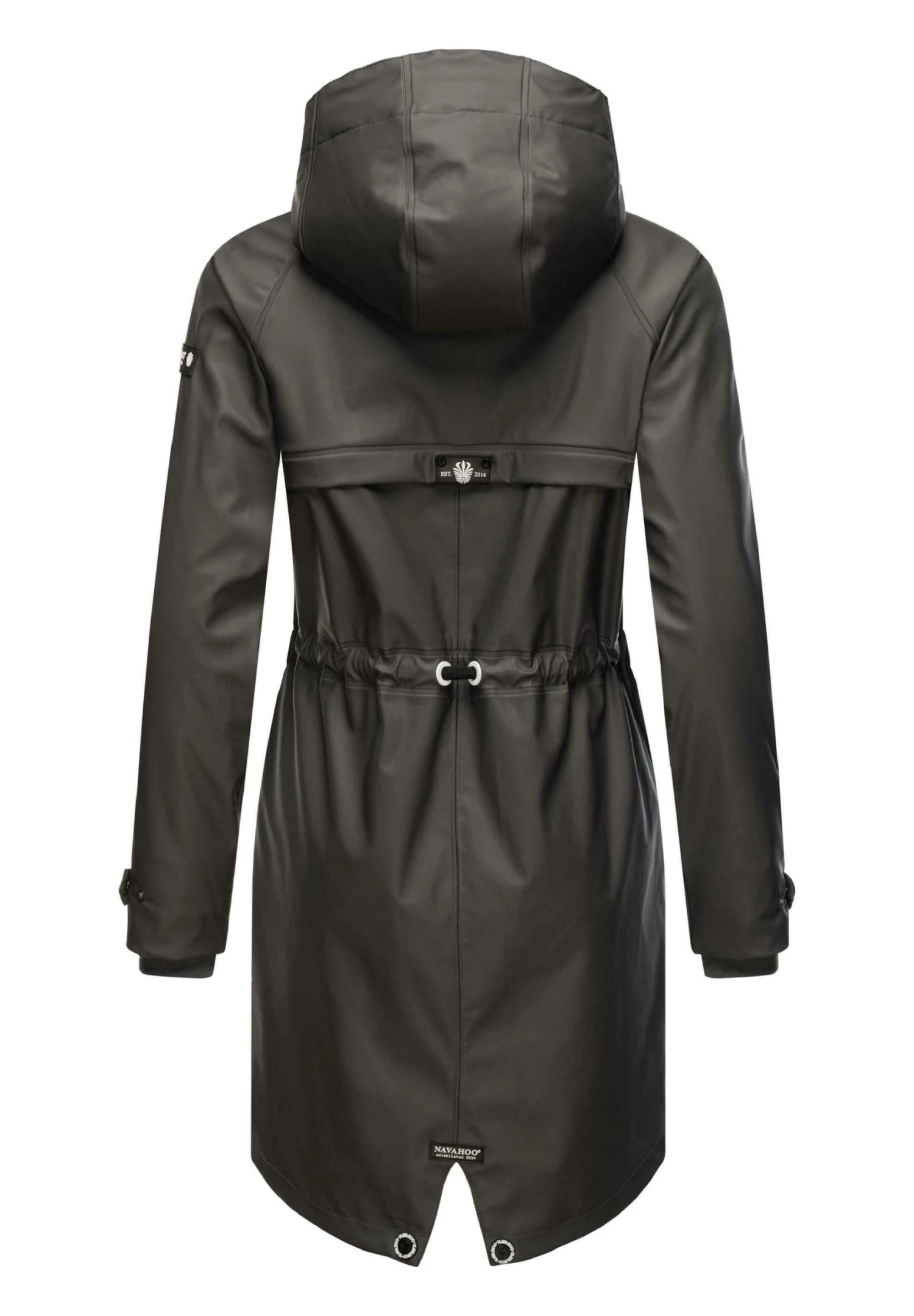 Navahoo Rainy Flower - Parka - Dark Grey 2 Navahoo Rainy Flower - Parka - Dark Grey - Afbeelding 2