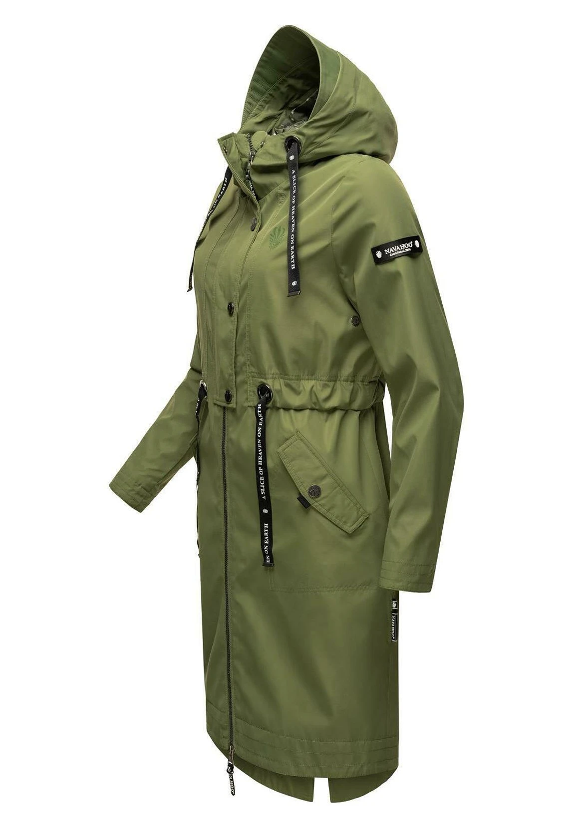 Navahoo Josinaa - Parka - Olive 2 Navahoo Josinaa - Parka - Olive - Afbeelding 2