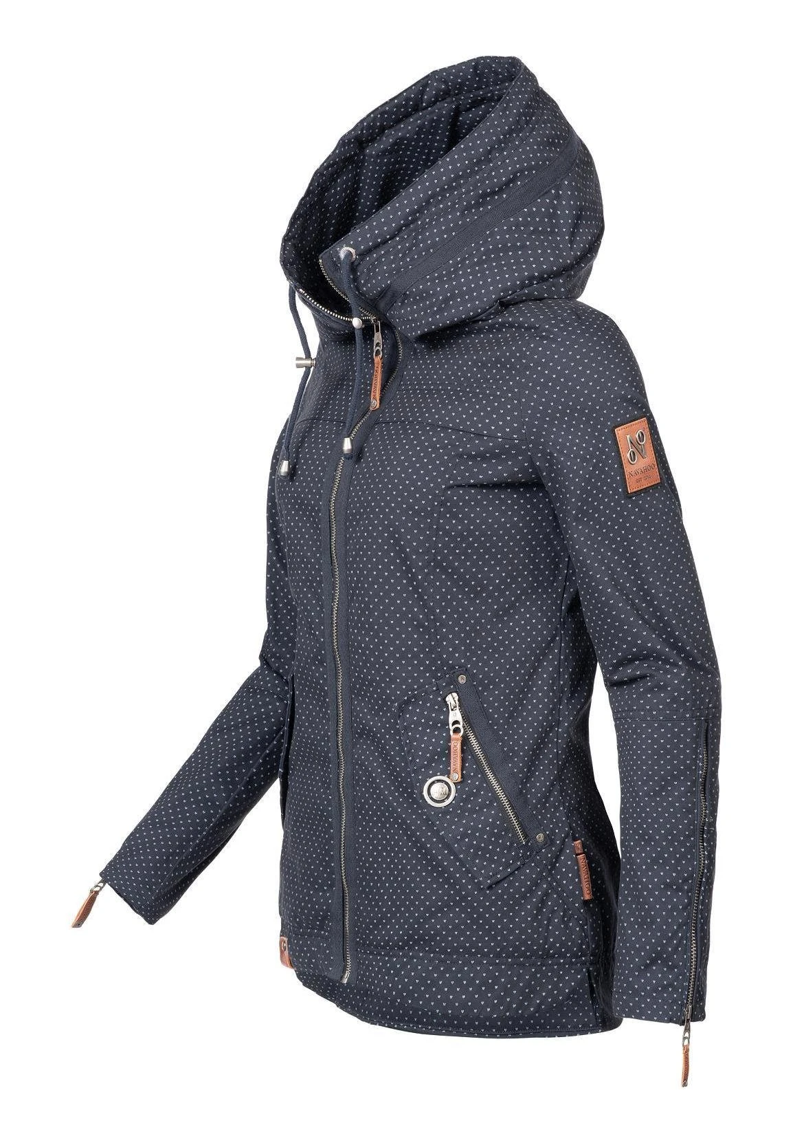 Navahoo Wekoo - Parka - Blau Dots 4 Navahoo Wekoo - Parka - Blau Dots - Afbeelding 4