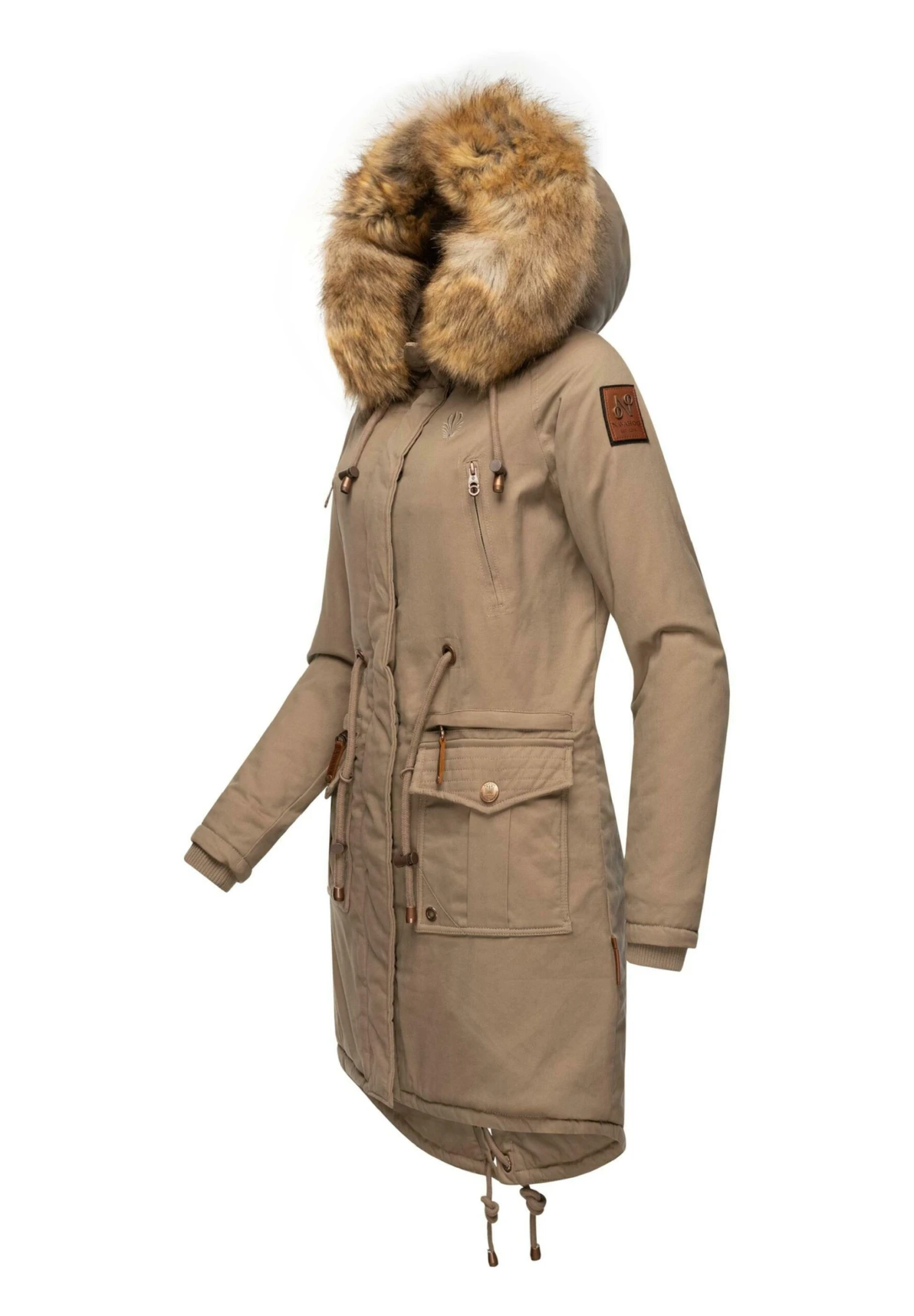 Navahoo Rosinchen - Winterjas - Taupe 2 Navahoo Rosinchen - Winterjas - Taupe - Afbeelding 2