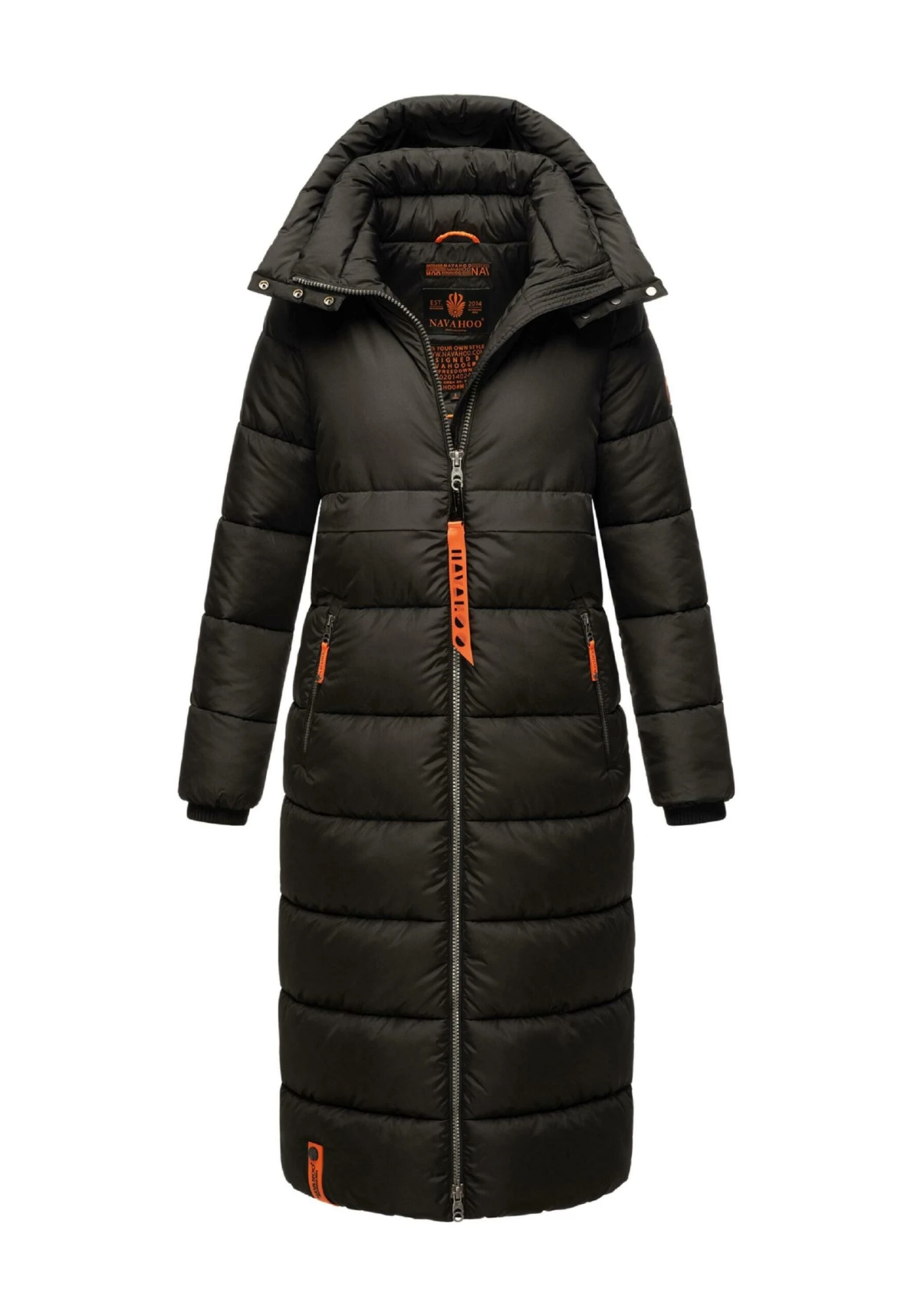 Navahoo Kristallblume - Winterjas - Black 1 Navahoo Kristallblume - Winterjas - Black