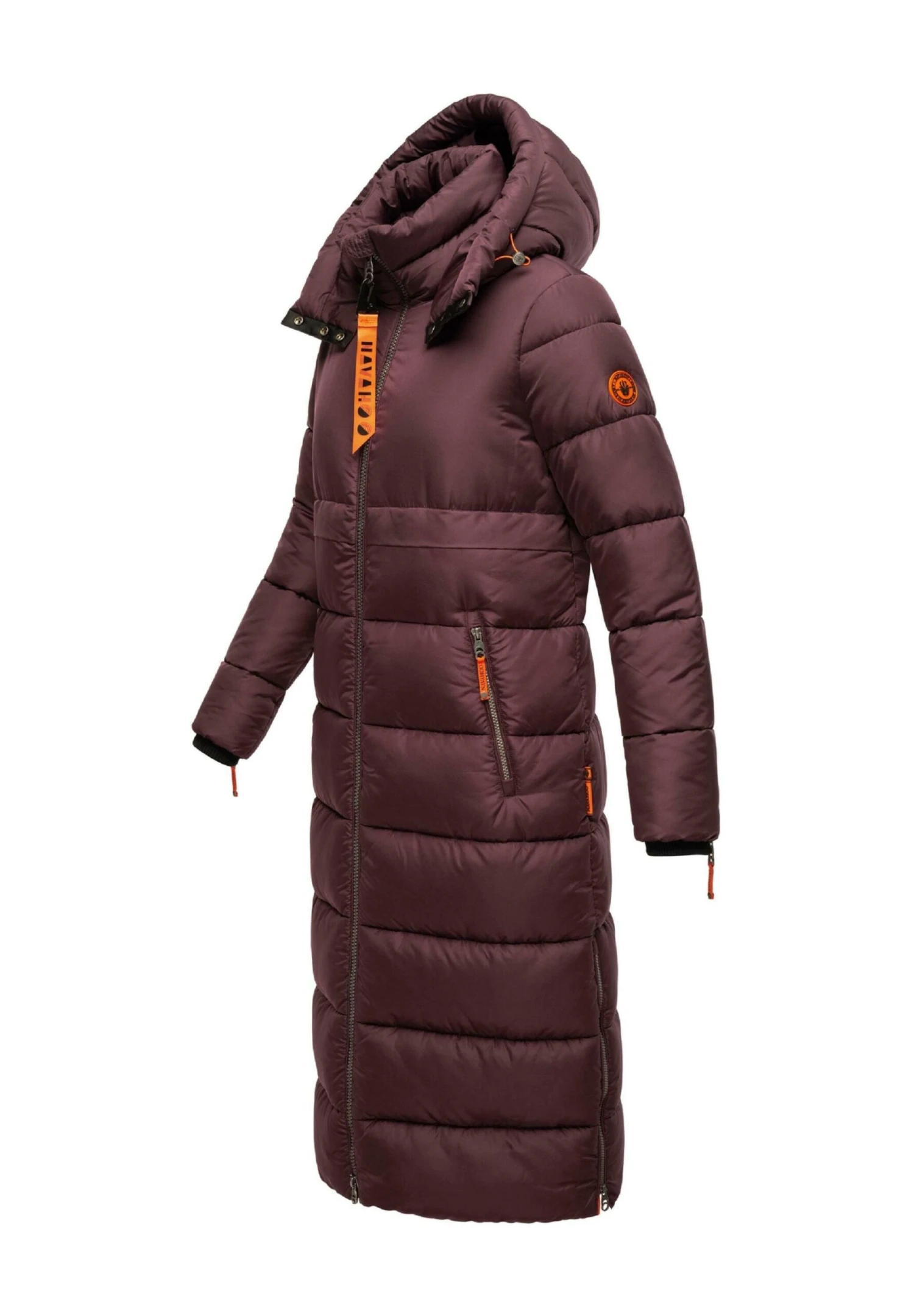 Navahoo Kristallblume - Winterjas - Dark Red Melange 2 Navahoo Kristallblume - Winterjas - Dark Red Melange - Afbeelding 2